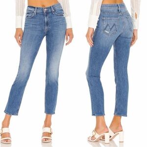 Mother The Mid Rise Dazzler Ankle Jeans in Cut & Paste Womens Size 27